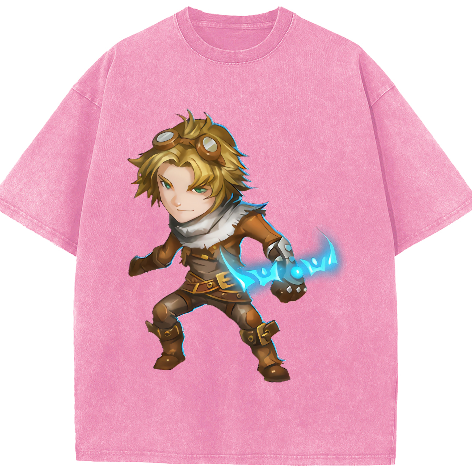 （画像用） リーグ・オブ・レジェンド League of Legends LOL 綿100% ヴィンテージ風 半袖Tシャツ（フロントプリント）